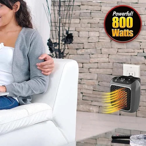 HeatEase™ 800W Wall Outlet Mini Heater